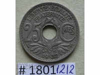 25 centime 1932 Franța