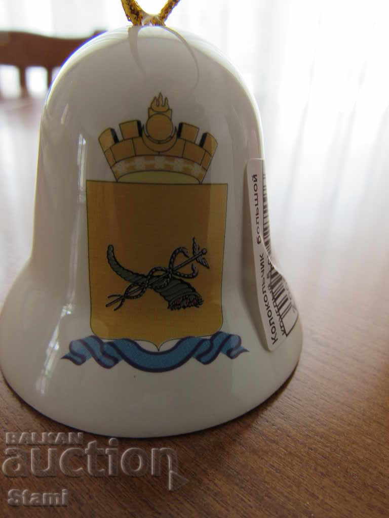 Porcelain bell-5 cm-souvenir from Ulan Ude-Russia - 6 Porcelain bell-5 cm-souvenir from Ulan Ude-Russia - 6