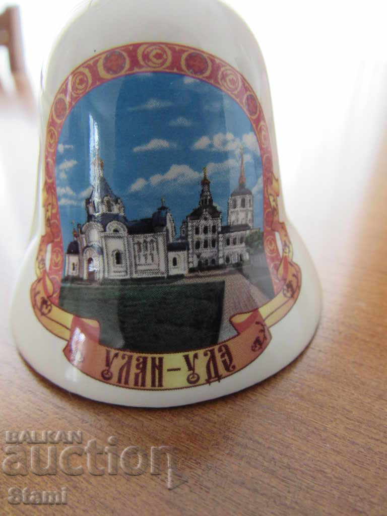 Porcelain bell-5 cm-souvenir from Ulan Ude-Russia - 7 Porcelain bell-5 cm-souvenir from Ulan Ude-Russia - 7