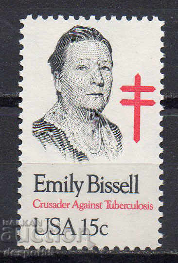 1980. USA. Emily Bissel (1861-1948), κοινωνικός λειτουργός.