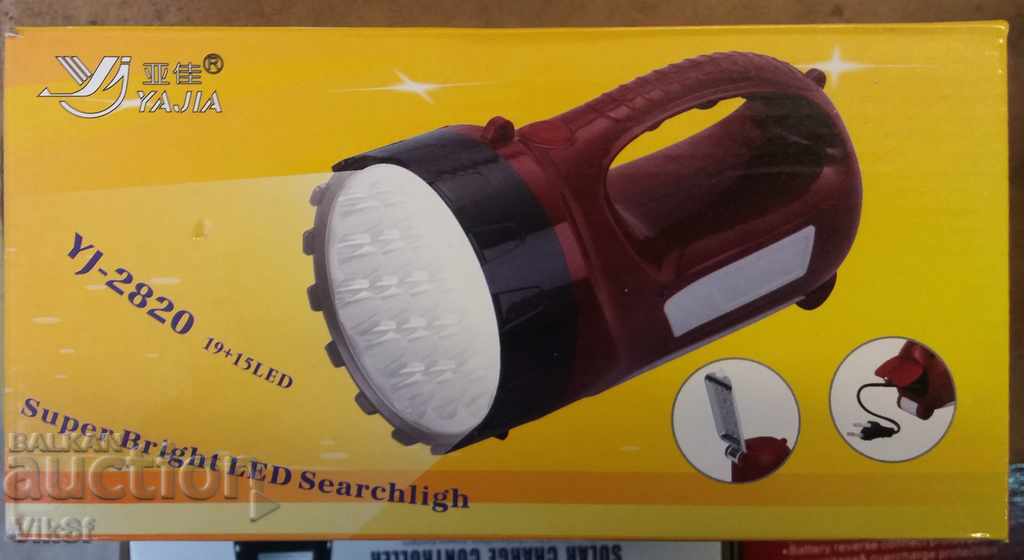 Licitație LED-uri luminoase Yajia YJ-2820 LED cu LED-uri 19 + 15