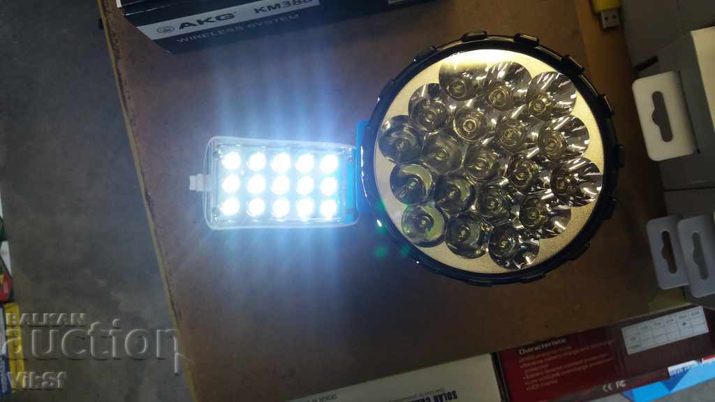 LED-uri luminoase Yajia YJ-2820 LED cu LED-uri 19 + 15 - 5