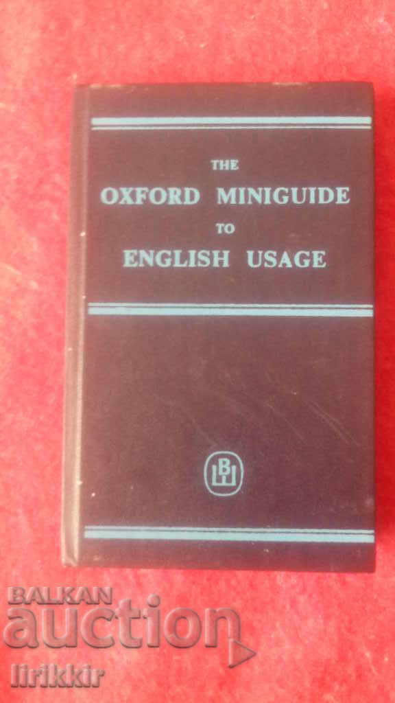 Miniguidul Oxford în engleză