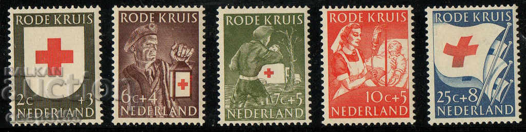 1953. Κάτω Χώρες. Ερυθρός Σταυρός.