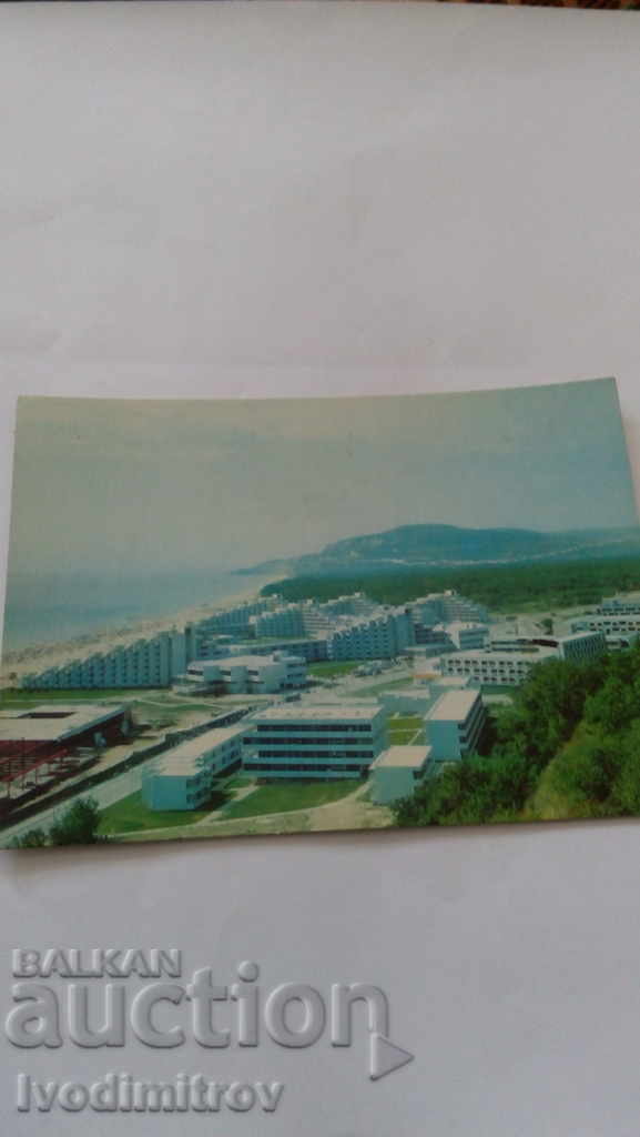 Postcard Albena General view 1973