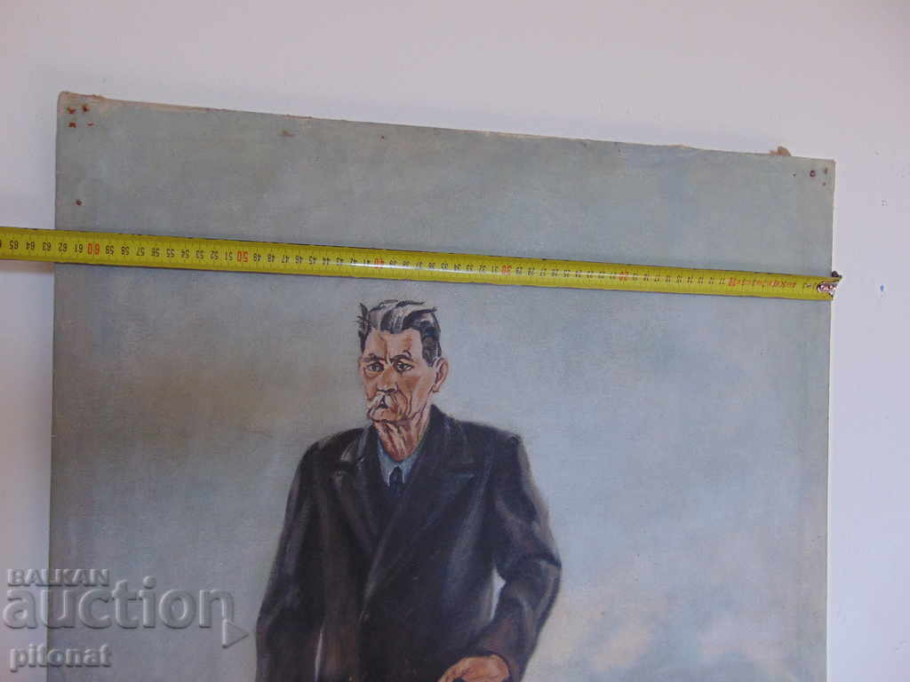 An old copy of the painting by Pavel Korin "Maxim Gorky" - 5 An old copy of the painting by Pavel Korin "Maxim Gorky" - 5