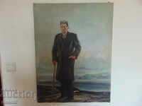 O copie veche a picturii lui Pavel Korin "Maxim Gorky"