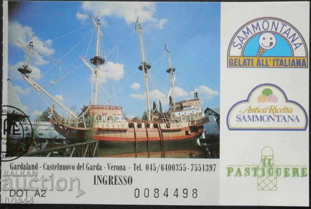 Business card - Sammontana Yelateria