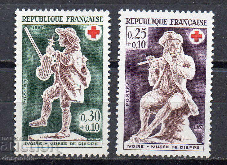 1967. Франция. Червен кръст.