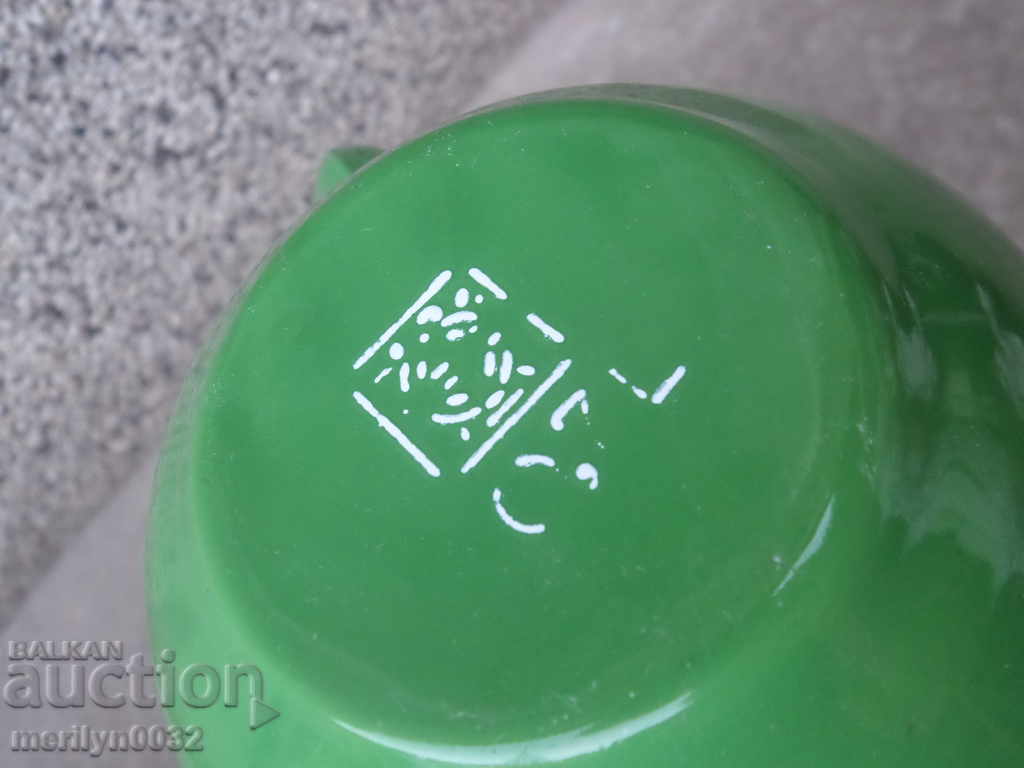 Enamelled teapot made of salt container with enamel - 5 Enamelled teapot made of salt container with enamel - 5