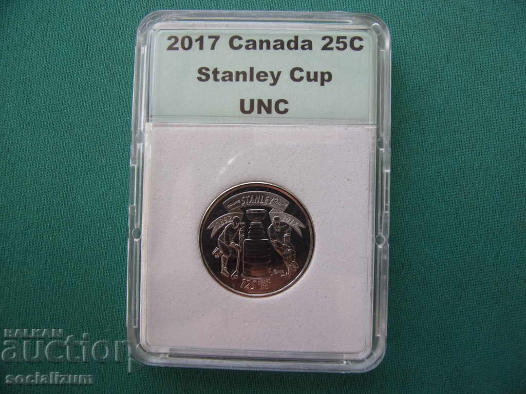 Canada 25 Cent 2017 Stanley Cup UNC (3) (r-k)