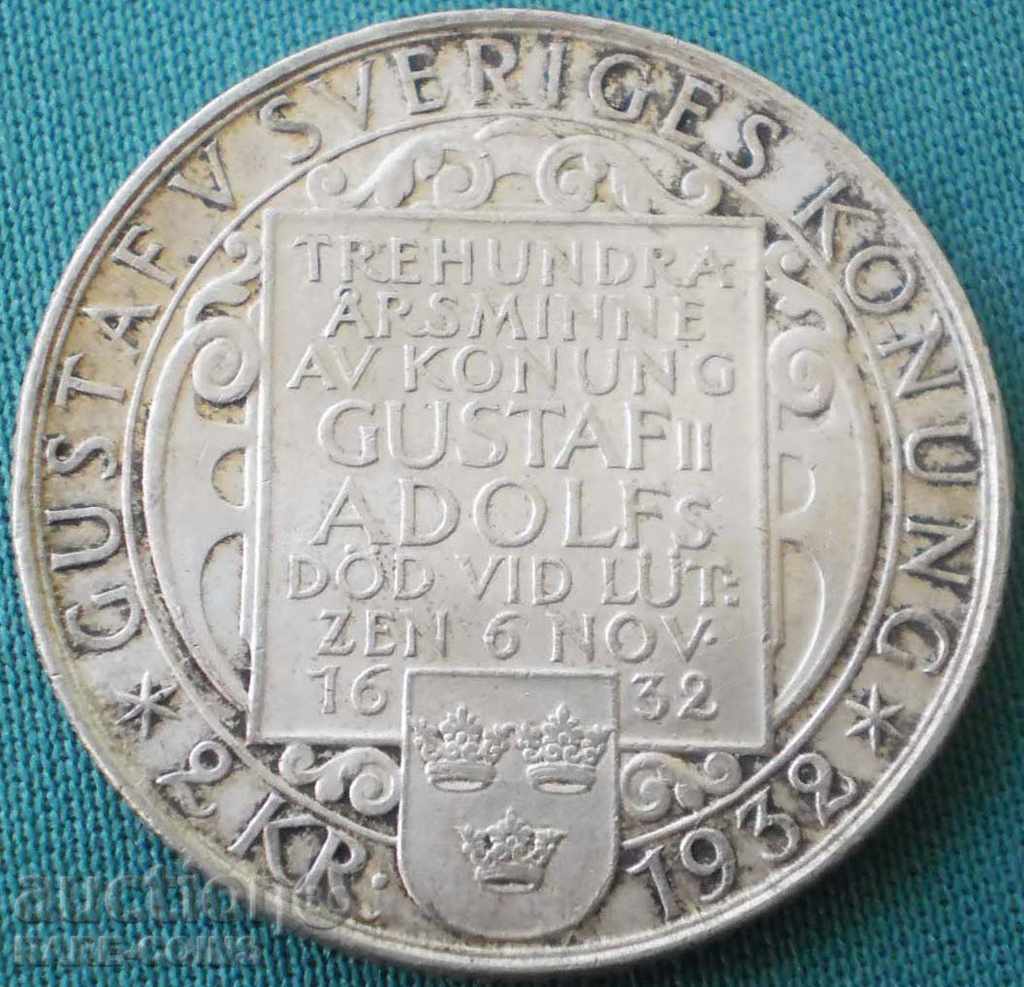 Suedia 2 Krones 1932 UNC Silver (5) (r-k) cu preț € 23.01 | 45.00 BGN