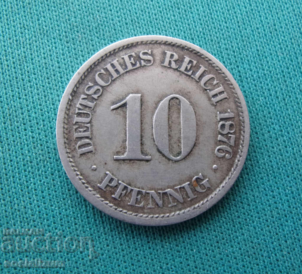 Germania Hamburg 10 Pennig 1876 J Rare Monede cu preț € 3.07 | 6.00 BGN