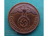 Германия  III Райх  2  Пфенниг 1936 D  UNC (5) (r-k)