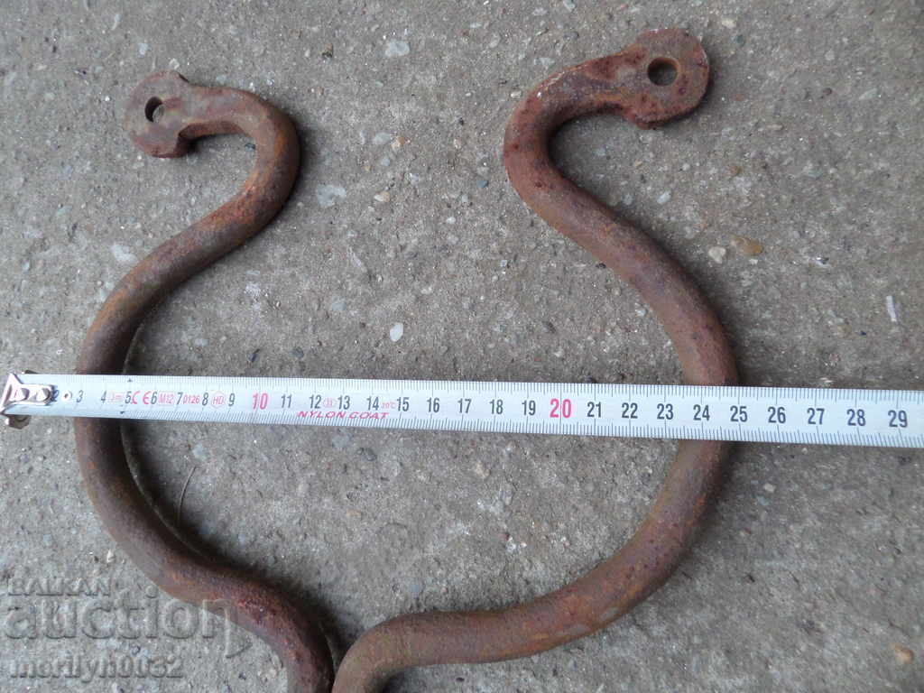 Old forged stall forged iron crotch primitive - 5 Old forged stall forged iron crotch primitive - 5