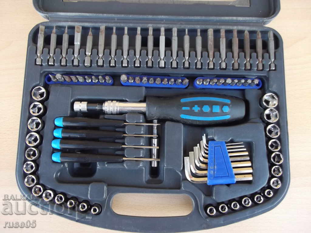 Screwdriver with set of tips with price 30.00 BGN | € 15.34 Screwdriver with set of tips with price 30.00 BGN | € 15.34