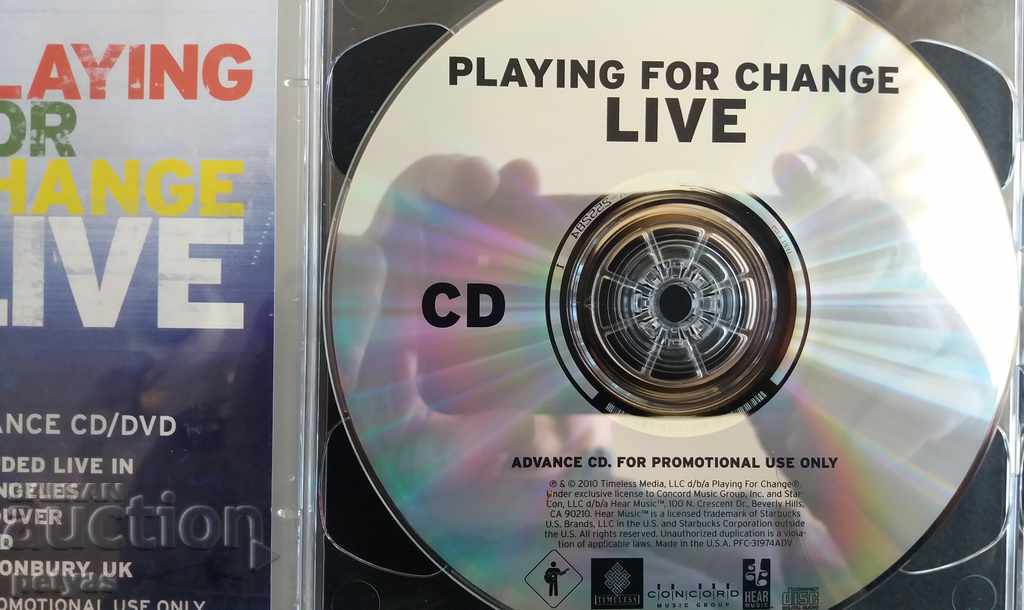 Auction  SD - Playing for Change Live [DVD + CD] -rege