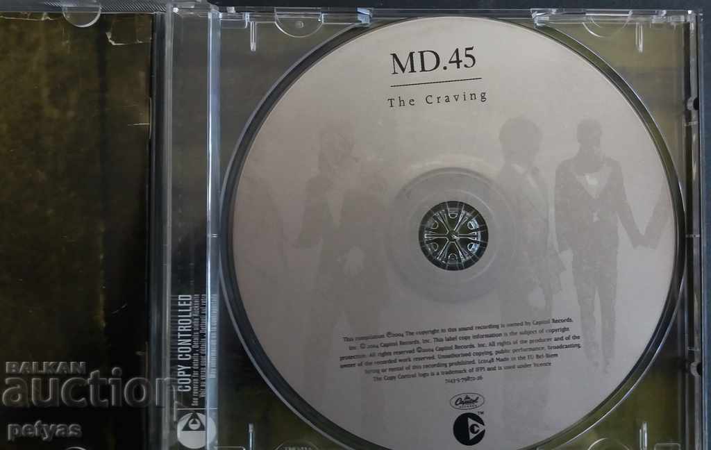 CD - MD.45 - The Craving (Lee Ving Original Version) with price 4.50 BGN | € 2.30