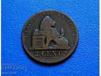 Белгия 2 сантима  /2 Centimes/ 1864 г.