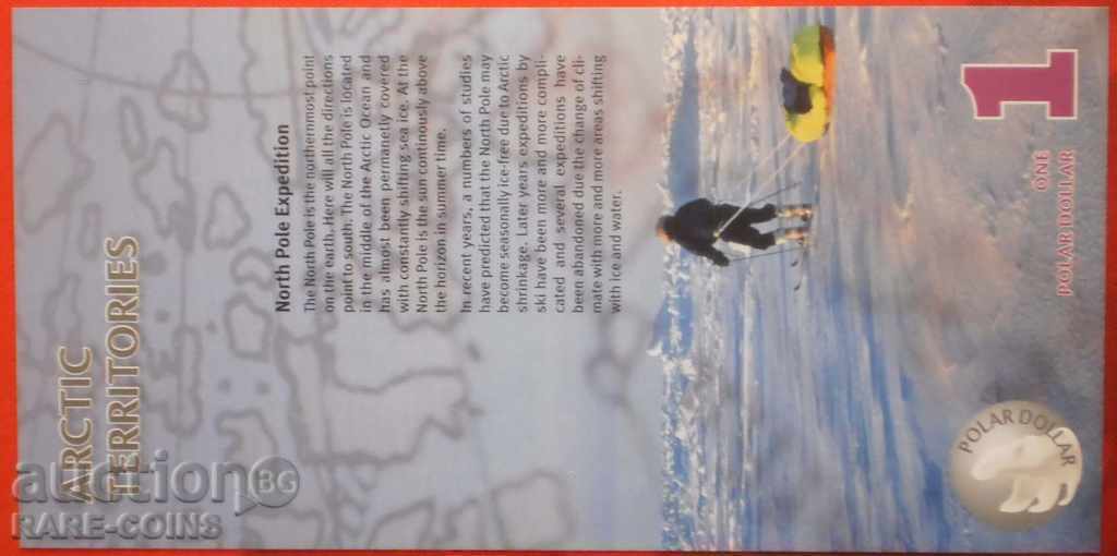 Arctic 1 Dolar 2012 UNC (r-c) cu preț € 7.67 | 15.00 BGN