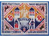 Германия Копринена Банкнота 50 Maрkи 1922Very Rare UNC (r-с)