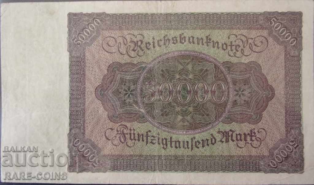 Germania 50 000 Marc 1922 VF +++ (r-c) cu preț € 7.67 | 15.00 BGN