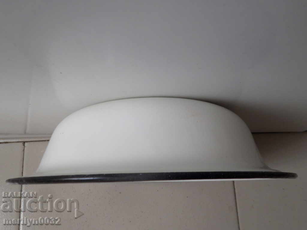 Auction Enamelled salt basin, basin, enameled vessel, USSR Auction Enamelled salt basin, basin, enameled vessel, USSR
