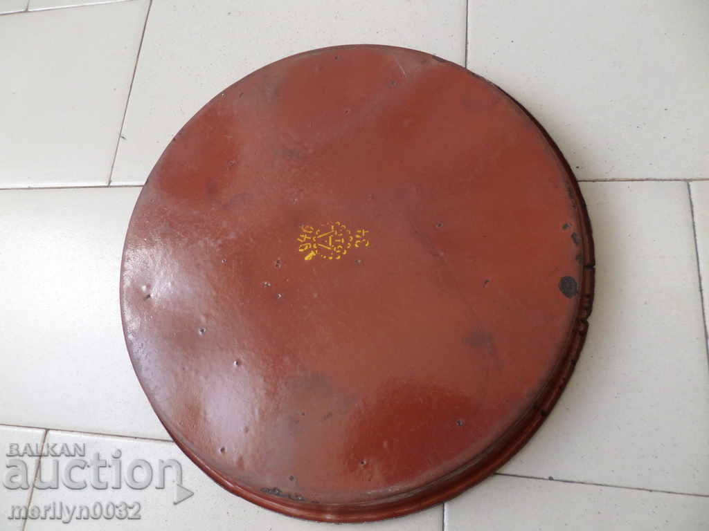 Auction Enamelled tray, tray, enamel vessel 1946 Auction Enamelled tray, tray, enamel vessel 1946