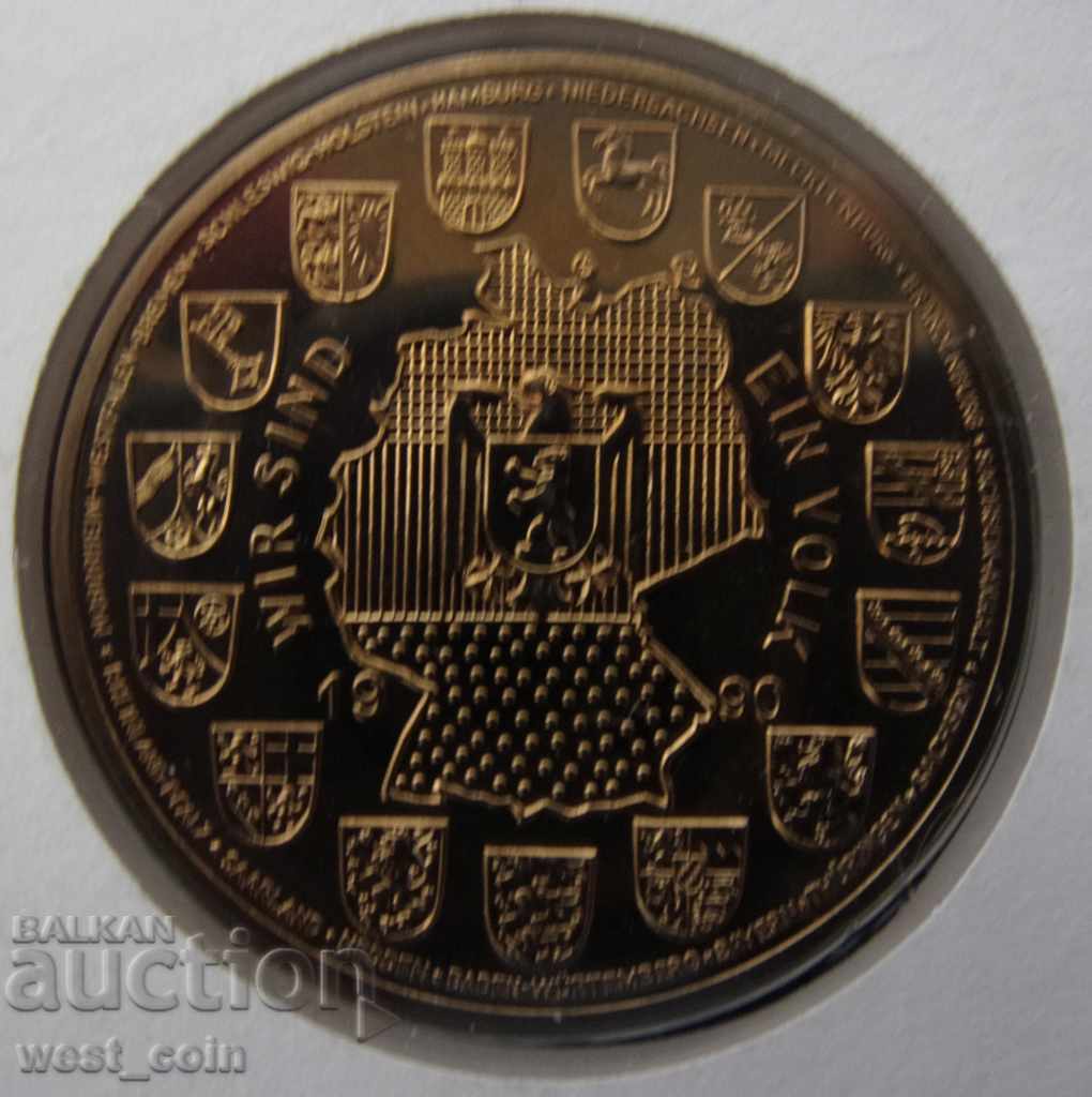 Доставка на Геремания 1991 Пощенски плик Севрна Вестфалия NUMISBRIEFE