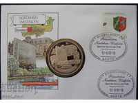 Geremania 1993 Postal envelope North Westfalia NUMISBRIEFE