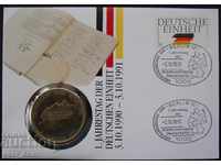 Pheromones 1991 Postage envelope with 24ct. The NUMISBRIEFE