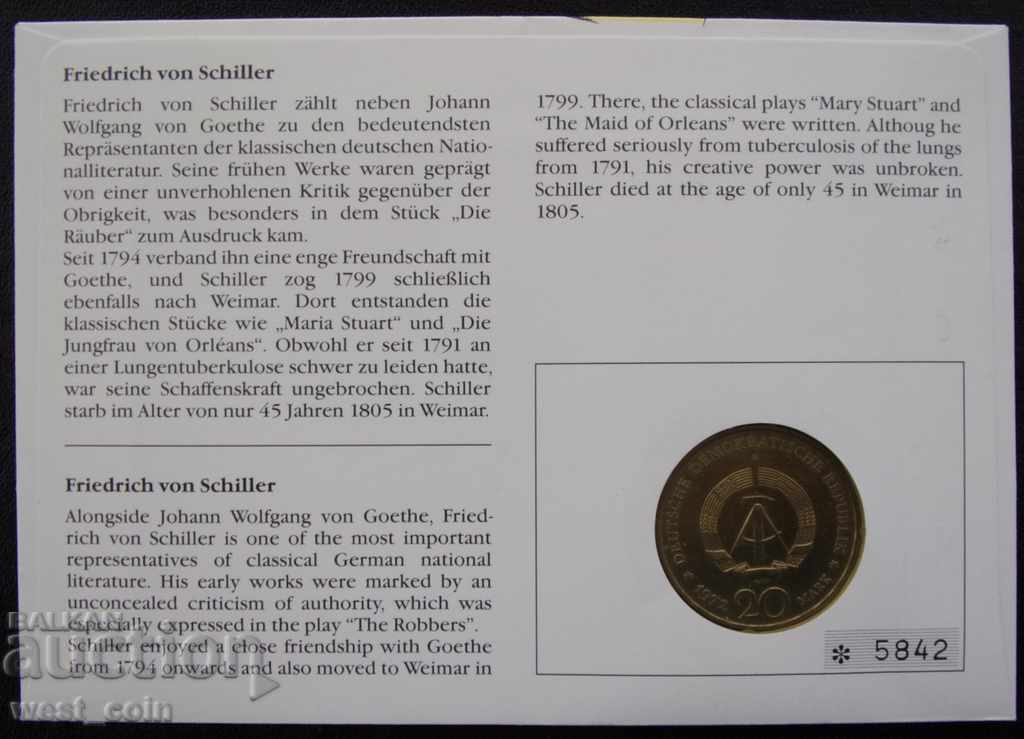 RDG 20 martie 1991 Plicul poștal NUMISBRIEFE cu preț € 15.34 | 30.00 BGN