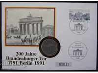 GDR 5 March 1991 Postal envelope NUMISBRIEFE