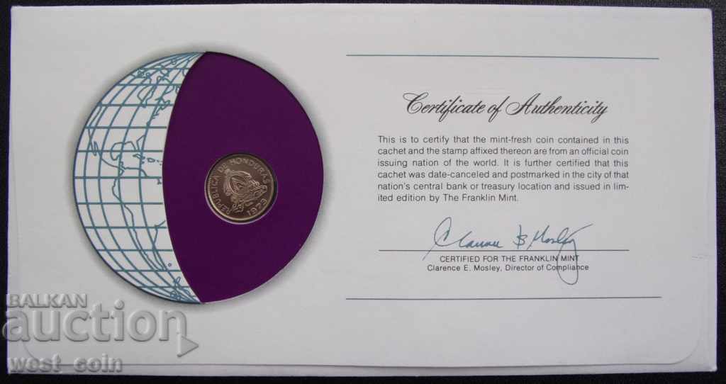 Хондурас 1981 Пощенски плик с Монета NUMISBRIEFE с цена € 8.18 | 16.00 лв. Хондурас 1981 Пощенски плик с Монета NUMISBRIEFE с цена € 8.18 | 16.00 лв.