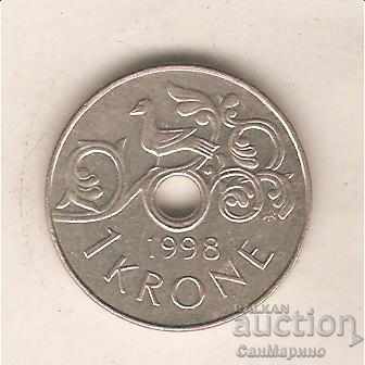 +Норвегия  1  крона   1998 г.