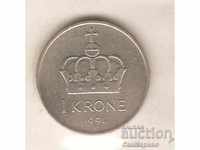 + Norvegia 1 krona 1991