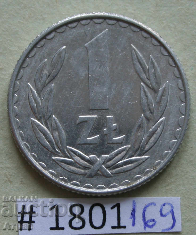 1 zloty 1988 Poland