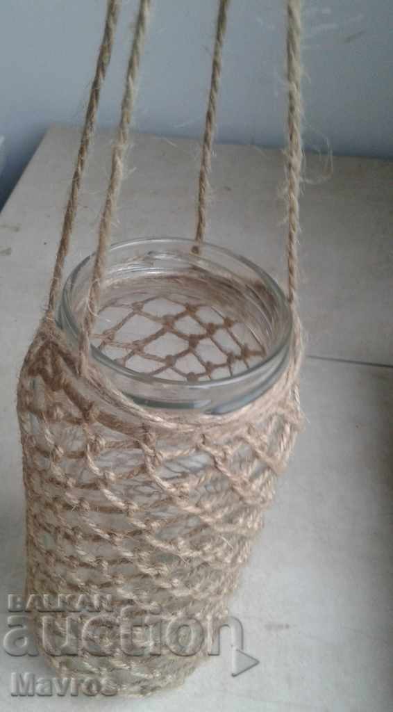 Decoration - Hand-woven jar with natural fibers - 6 Decoration - Hand-woven jar with natural fibers - 6