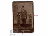 Πορτραίτο CDV Πορτραίτο Άνδρας σε κοστούμι Φωτογραφικό χαρτόνι 11x16,5 CM