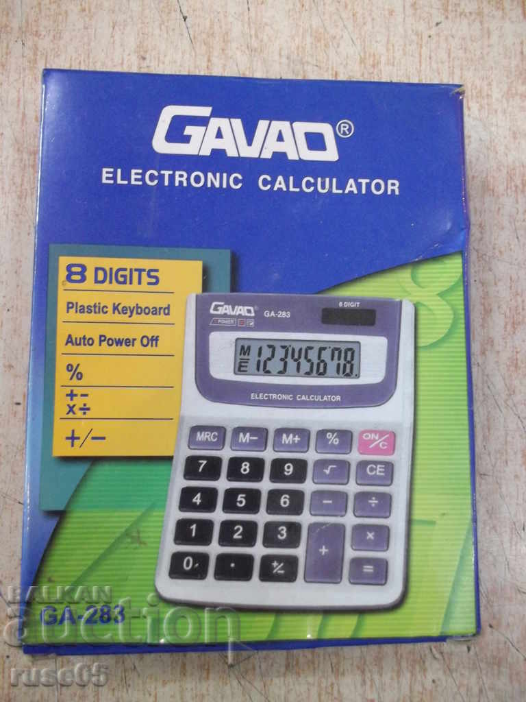Calculator "GAVAO - GA - 283" working