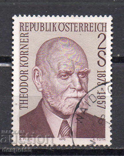1973. Austria. Karl Theodor Körner, poet german.