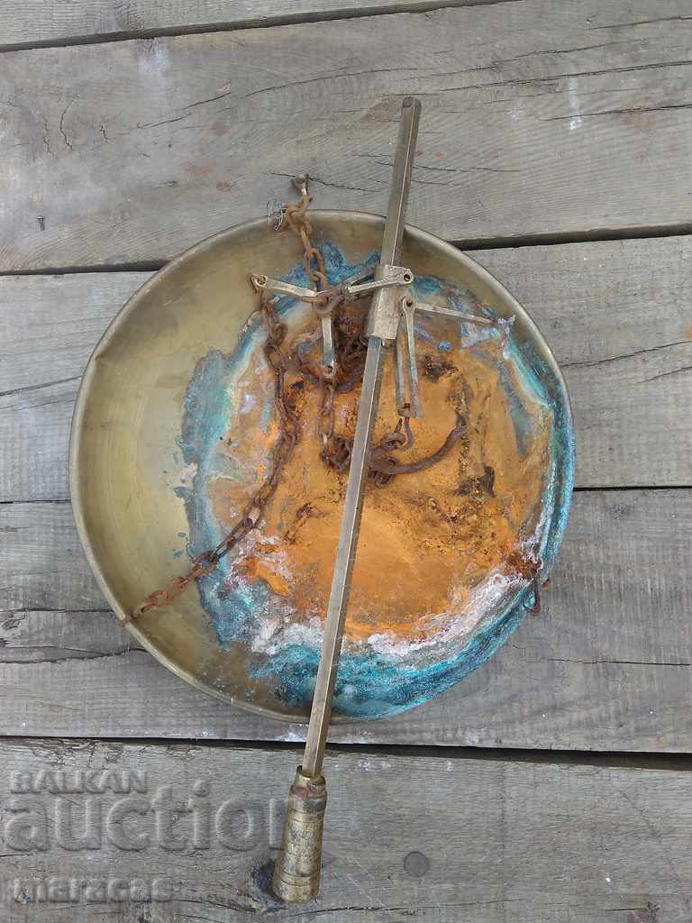 Brass scale _ palansa with price 91.00 BGN | € 46.53 Brass scale _ palansa with price 91.00 BGN | € 46.53
