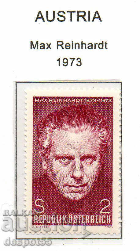 1973. Austria. Max Rheinhardt, director and actor.