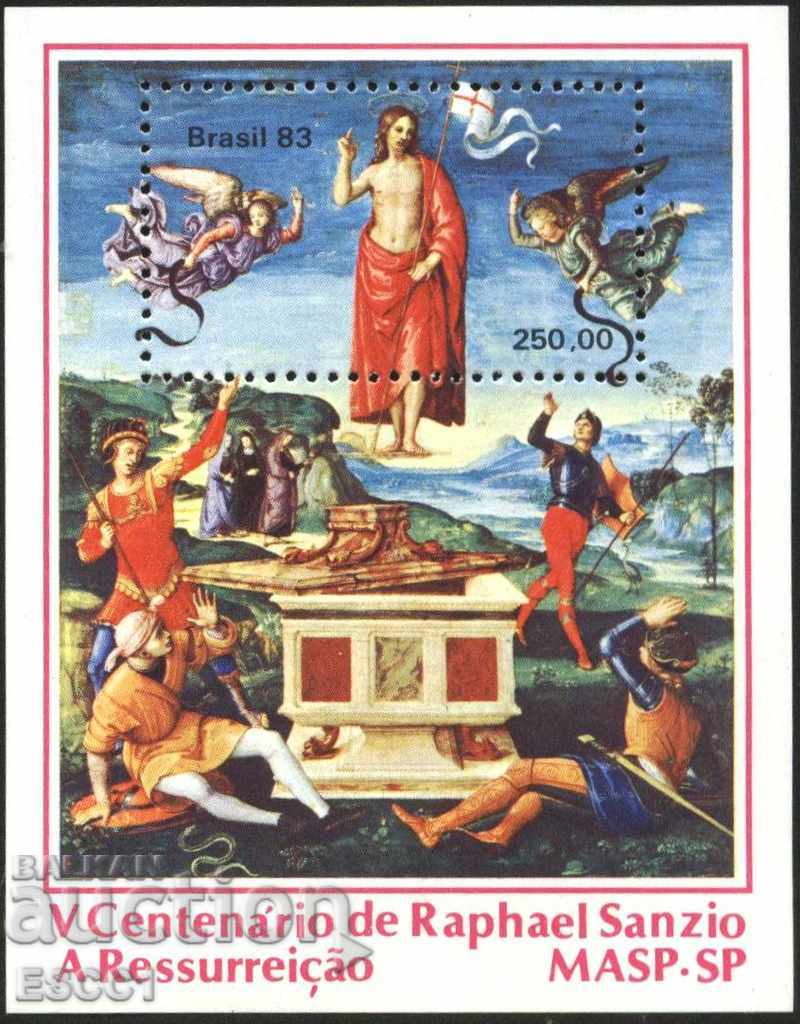 Чист блок Изкуство Живопис Религия 1983 от Бразилия