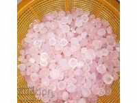 50 grams 250 carats of pink quartz