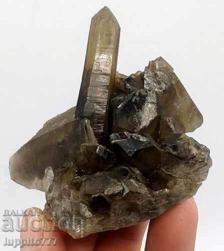 natural smoky quartz druza - 6 natural smoky quartz druza - 6