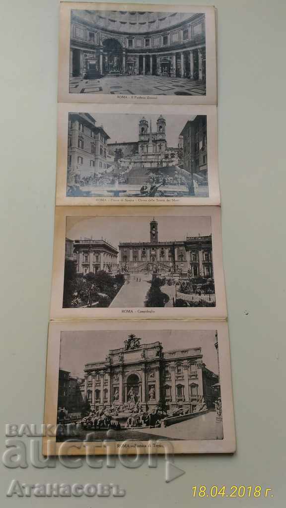 Auction  1913 19 views cards Roma