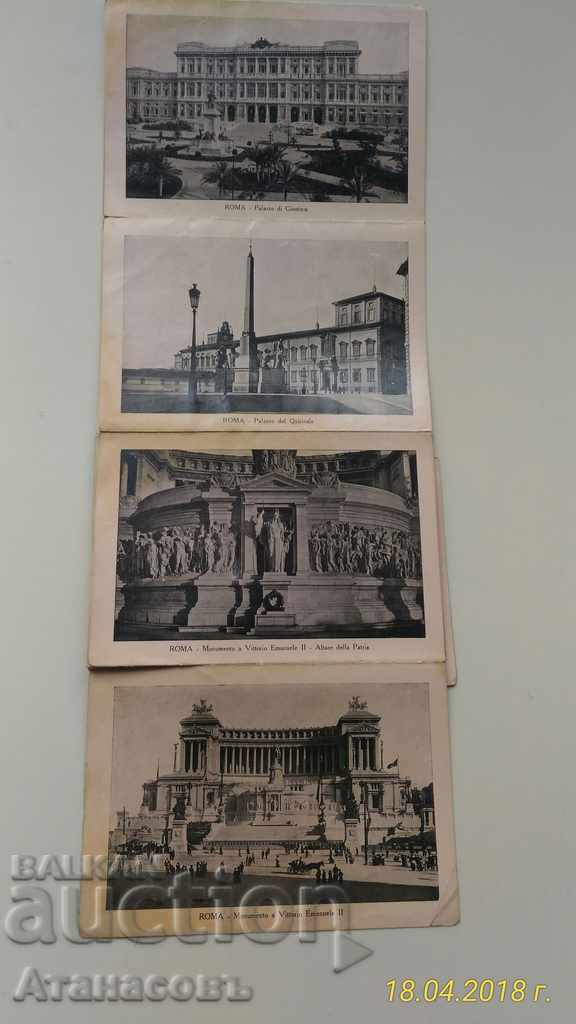 1913 19 views cards Roma - 7