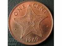 1 цент 1969, Бахамски острови
