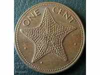 1 цент 1974, Бахамски острови